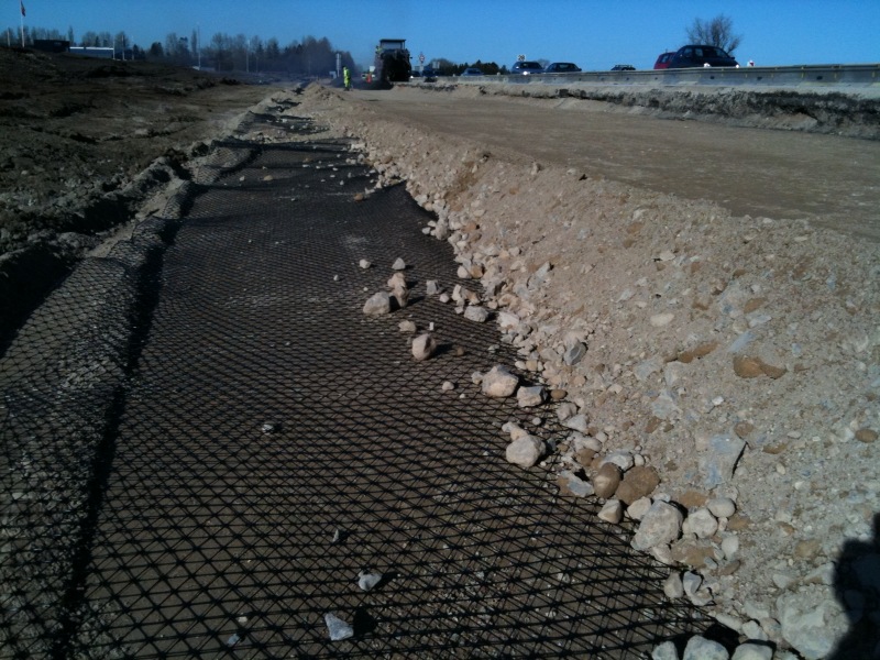 Tensar Triax Geonet Vejstabilisering