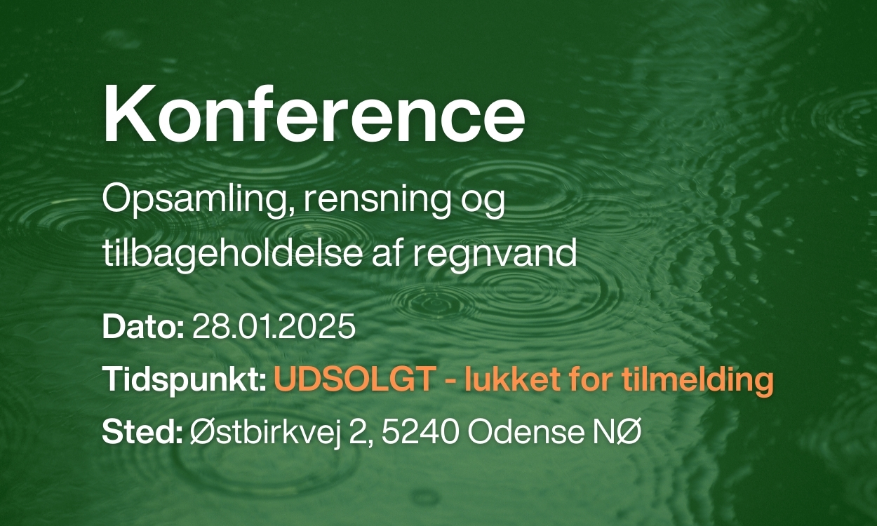 Konference Opsamling, Rensning Og Tilbageholdelse Af Regnvand 02