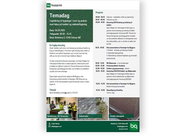 Temdag Om Fugt BG Byggros Se Program Temdag Om Fugt BG Byggros Se Program