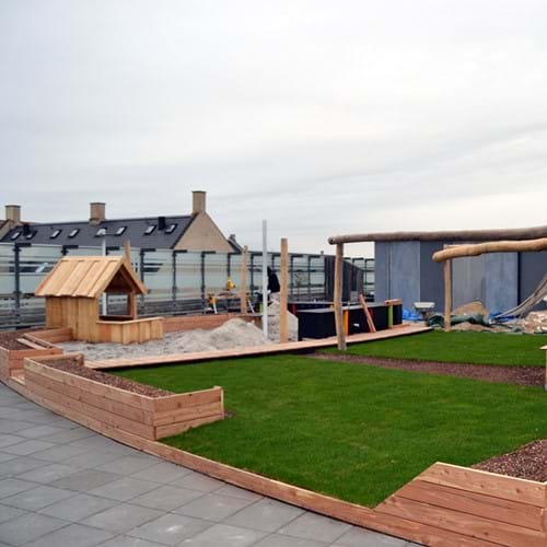 BGreen-it gångvägar och terrasser på gröna tak