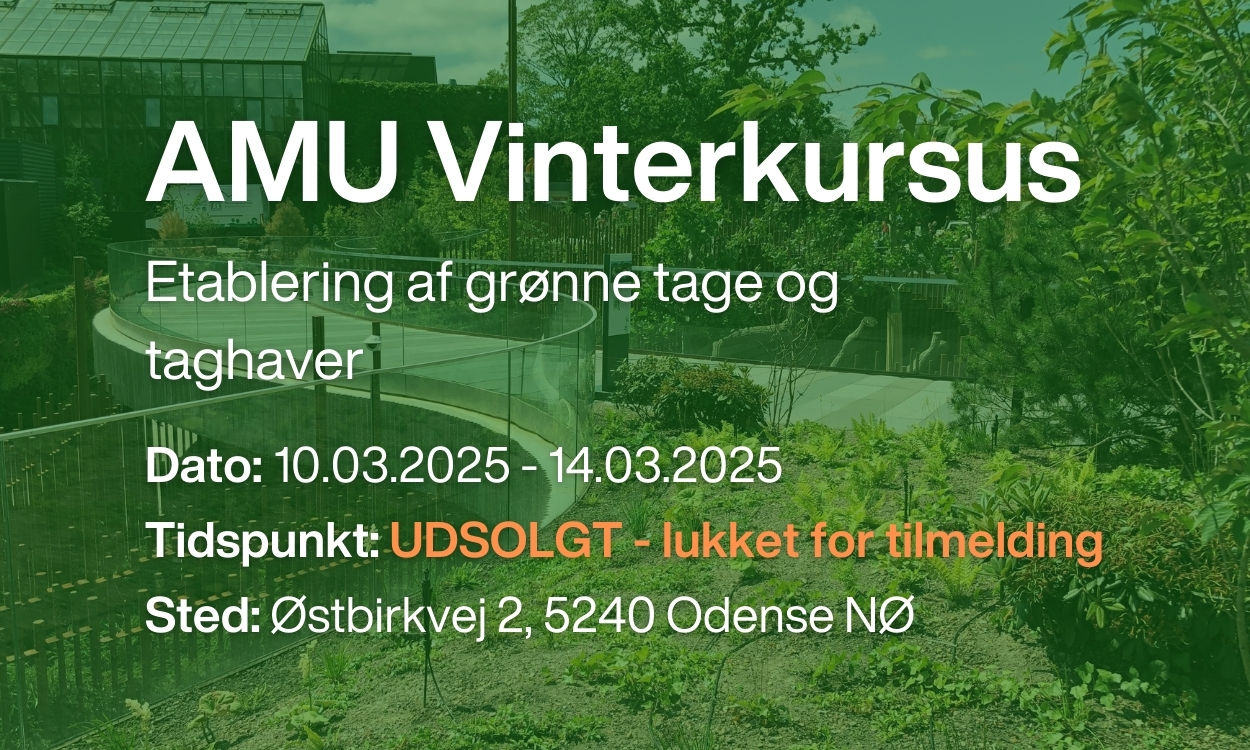 AMU Vinterkursus Etablering Af Grønne Tage Og Taghaver 01