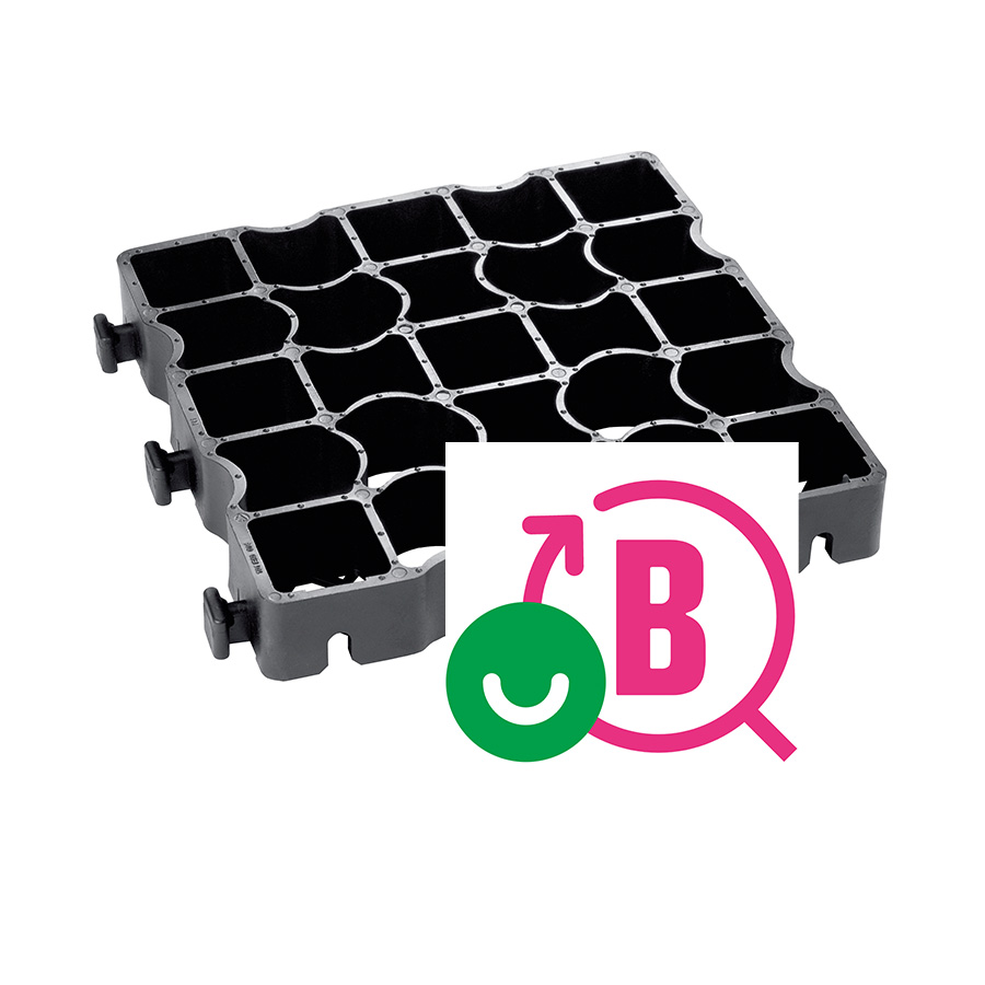 ECORASTER - Gräsarmering och permeabla beläggning