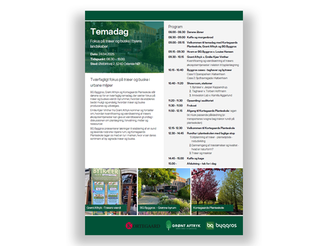 Temadag Bytræer Temadag Bytræer