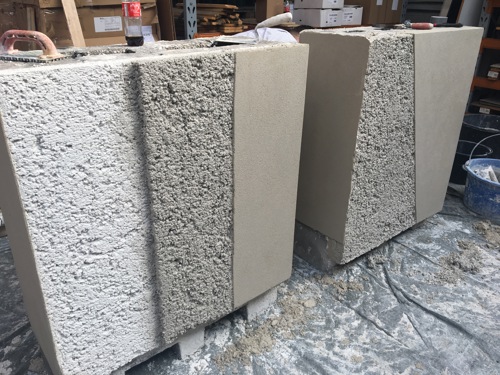 Opbygninger med Hekla Saneringspuds