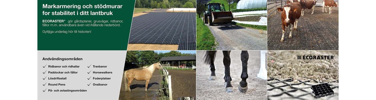 ECORASTER til lantbruk 3000x800 ECORASTER til lantbruk 3000x800