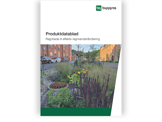 Mockup Til Regnbede, Produktblad Mockup Til Regnbede, Produktblad